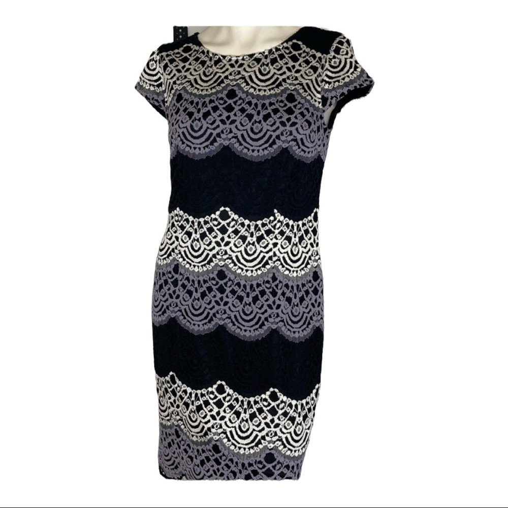 Studio one New York lined &laced dress Sz 12P